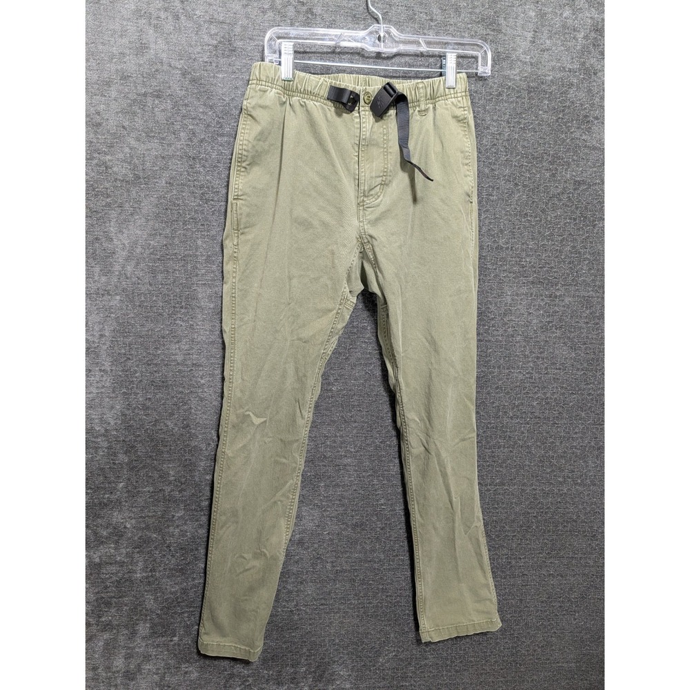 Gramicci Original Freedom Climbing Pant Mens XS Olive Green Webbing Belt G-Pants